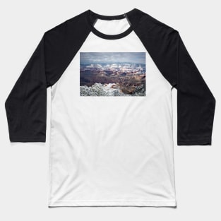 Snowy Grand Canyon Baseball T-Shirt